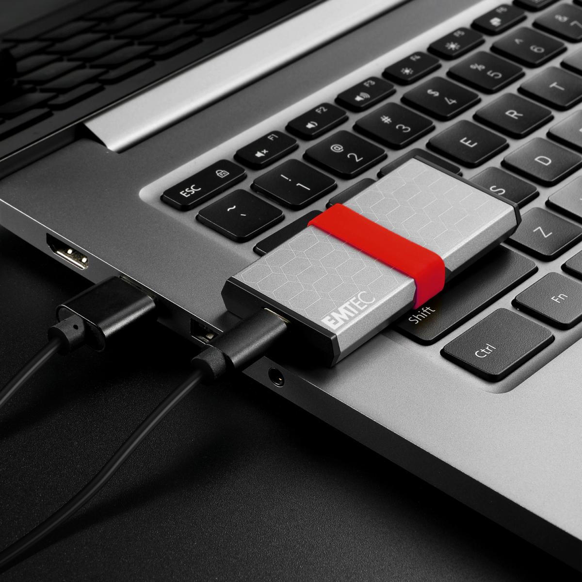 SSD të jashtme Emtec External SSD X205 512GB / USB-C 3.2 Gen2x2, deri 1100MB/s - Hiri - Figura 4