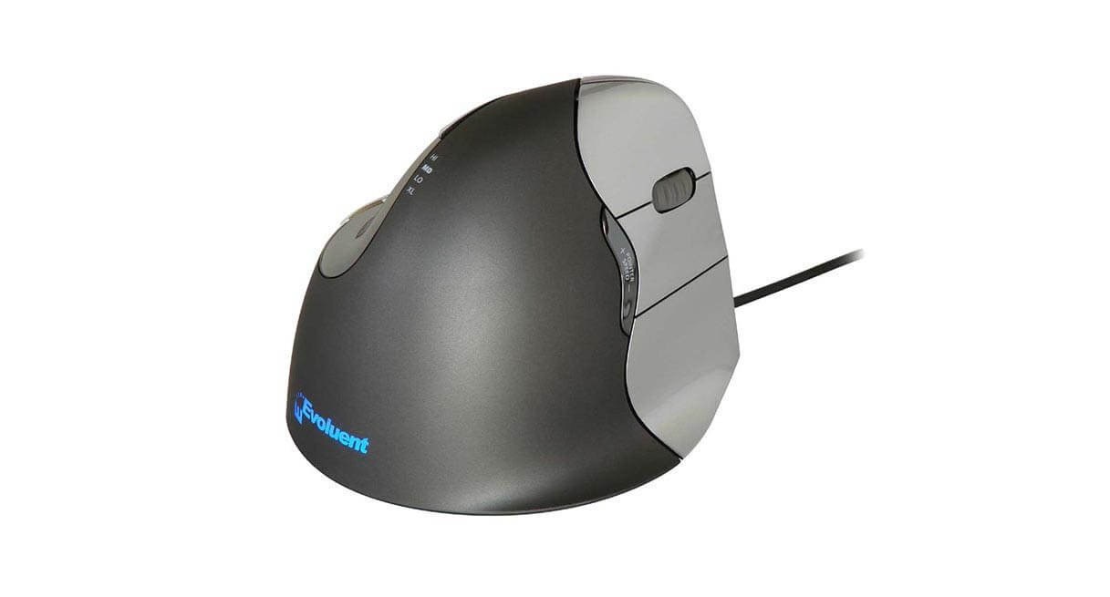 Maus Me Kabllo Evoluent Vertical Mouse 4 / Right Hand - Zezë / Gri