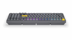 Tastierë Gaming ENDORFY Celeris 1800 Wired & Wireless / Yellow Switches / QWERTY -Gri