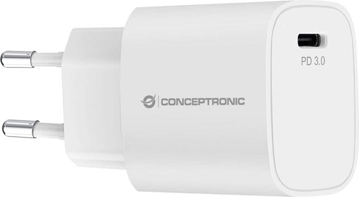 Adapter Conceptronic 1-Port USB-C Charger Top-Port / 20W / PD 3.0 – Bardhë