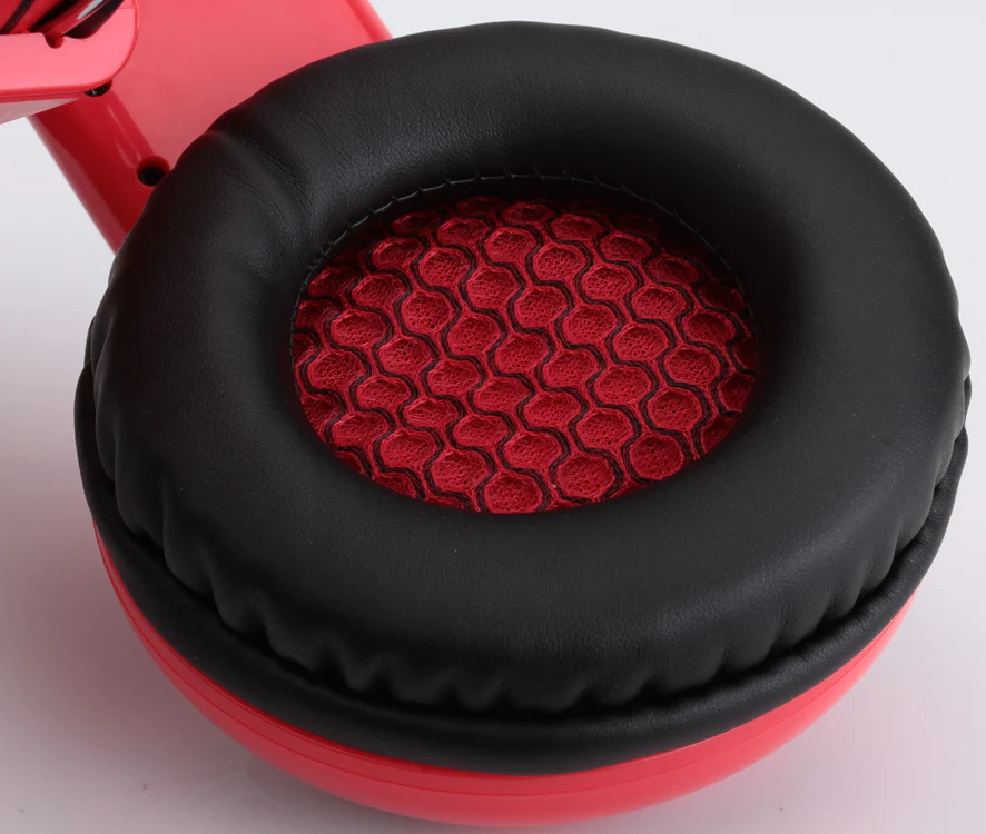 Kufje Gaming YORO Stereo F05 / 115db / Over-Ear / E zezë dhe E kuqe - Figura 4