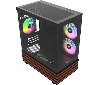 Kasë Mini Thermaltake View 170 WS / ARGB – Zezë - Figura 3