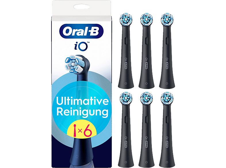 Furçë dhëmbësh elektrike Oral‑B iO Ultimate Cleaning / 8700216194693 – Zezë (6‑Pack)