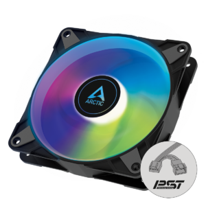 Ftohës për Kasë Arctic P12 PWM PST A-RGB – 120 mm PC , Zezë