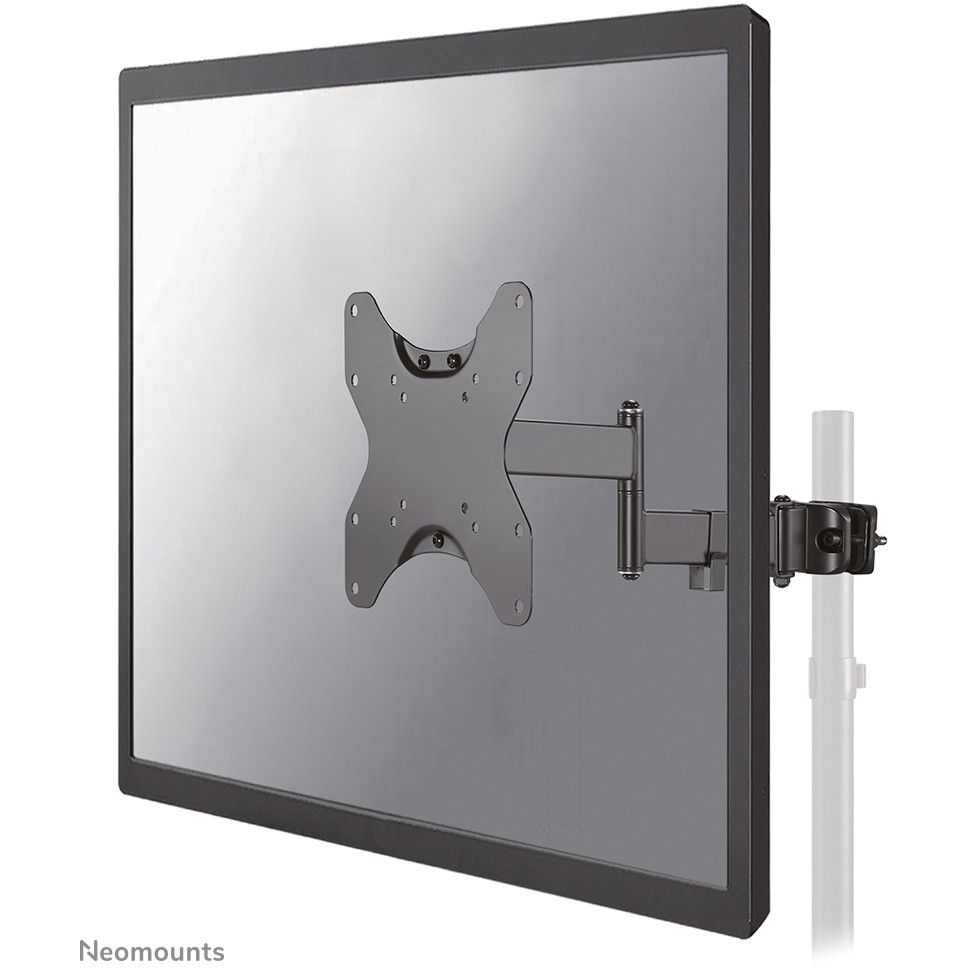 Mbajtëse për monitor Neomounts FL40-450BL12 Pole Mount, fully movable, for 23–42″ screens (Ø28–50 mm), 25 kg capacity