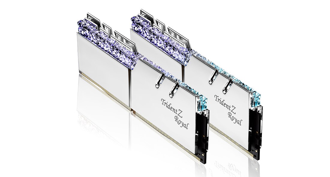 RAM Memorie DIMM 32GB DDR4‑3600 (2×16GB) Dual‑Kit / G.Skill Trident Z Royal/ Intel XMP/ F4‑3600C18D‑32GTRS - Hiri