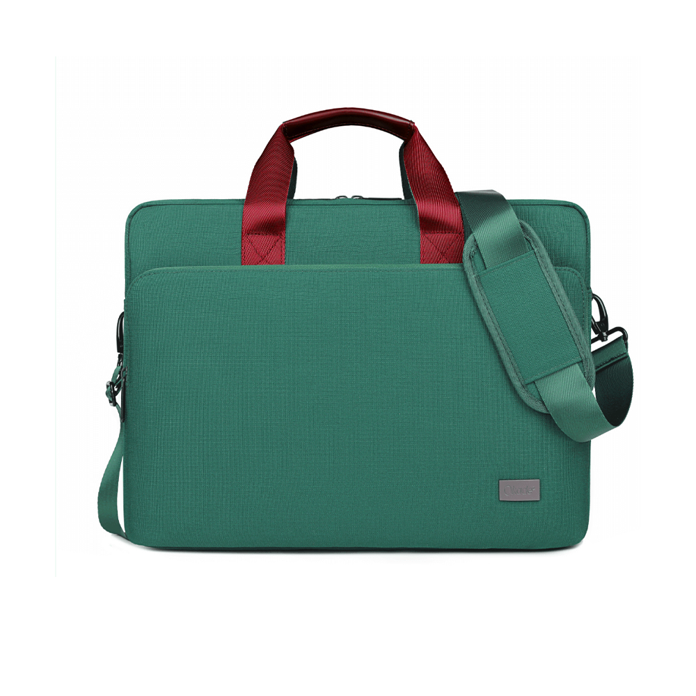 Çantë për Laptop Okade T69 / B53-1 / 15.6-16.5 Inch / Polyester / Waterproof / Lightweight / Doulbe Ziiper / E Gjelbër