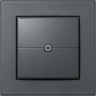 Homematic IP Wandtaster - 2-fach. anthrazit