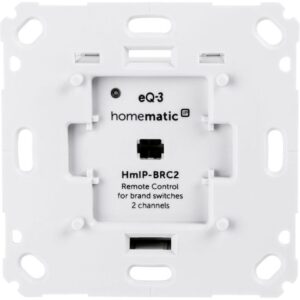 Homematic IP Wandtaster für Markenschalter – 2-fach