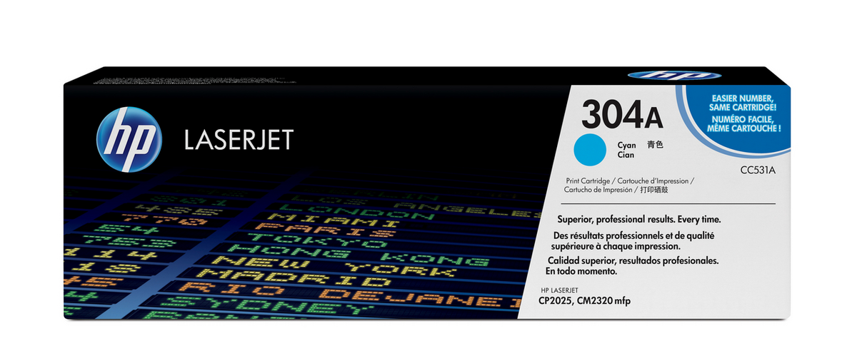 Toner HP 304A / CC531A – Blu