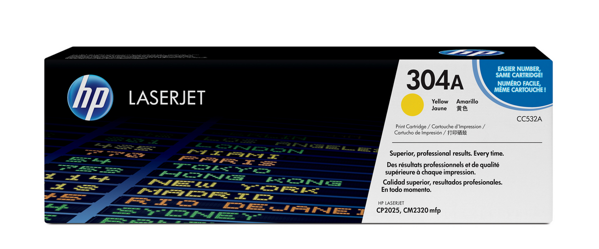 Toner HP 304A / CC532A – Verdhë