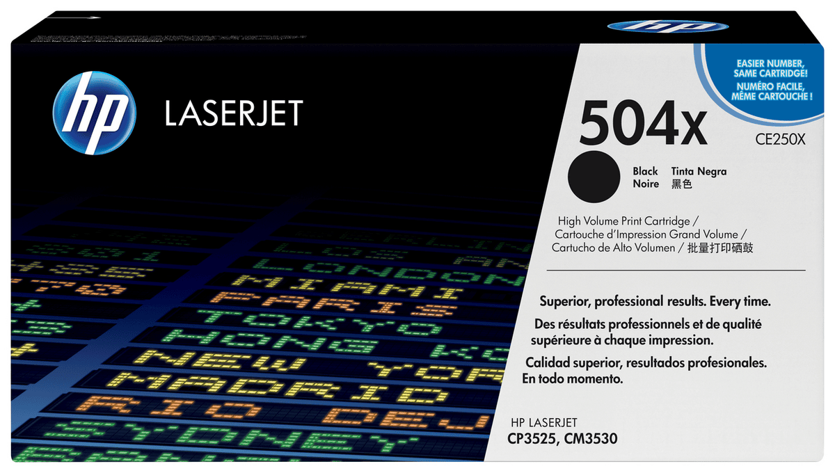 Toner HP 504X / CE250X / XL – Zezë