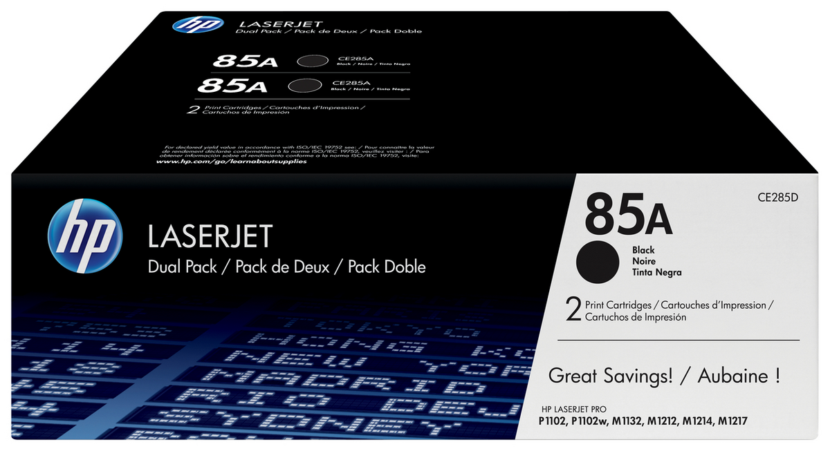 Toner HP 85A / CE285AD / Double Pack – Zezë