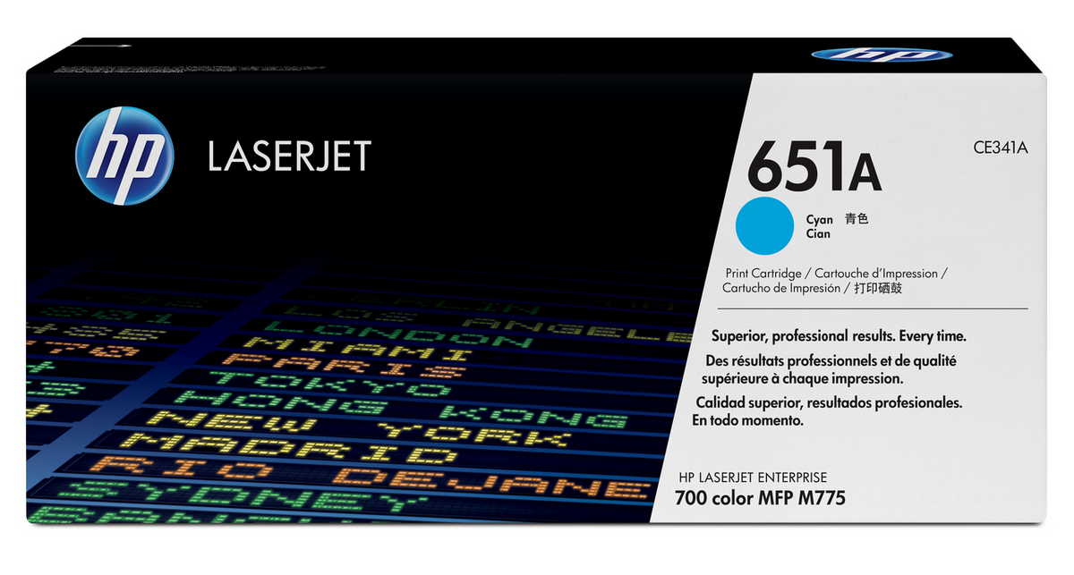 Toner HP 651A / CE341A – Blu