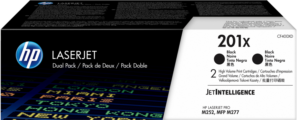 Toner HP 201X / CF400XD / XL – Zezë (Double Pack)