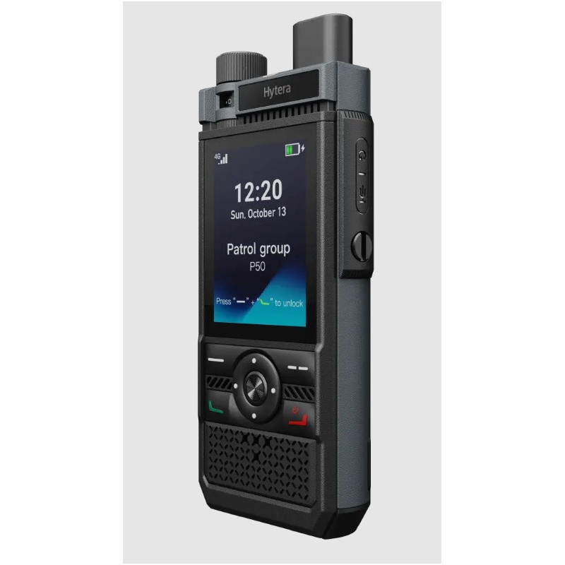 Radio Lidhje Hytera P50 Cellular WiFi / 1GB+8GB / Bluetooth 4G - Zezë - Figura 2