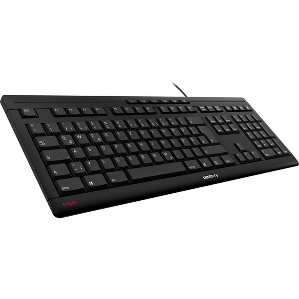 Tastierë me kabllo Cherry STREAM / QWERTY - Zezë - Figura 2