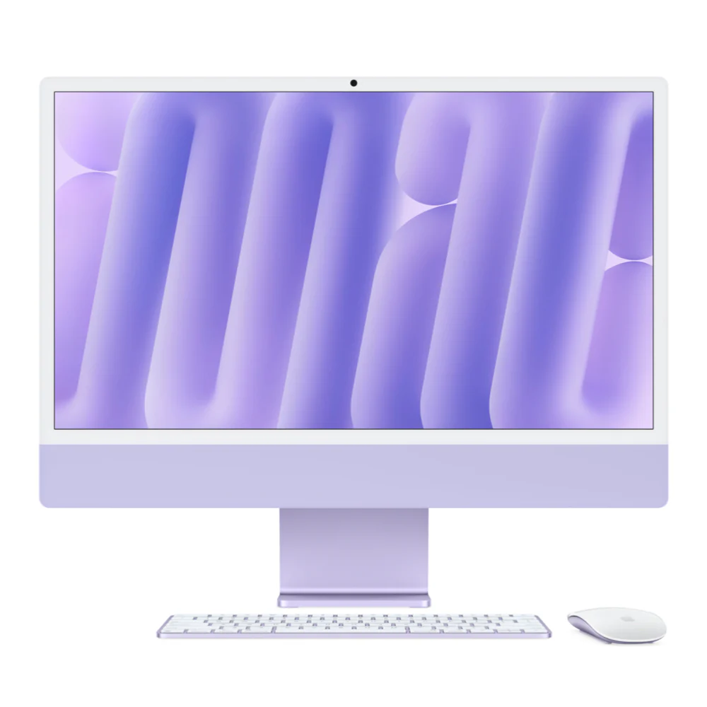 iMac Z1EQ 23.5" Retina M4 / 8 CPU / 8 GPU / 16GB / 256GB / DE - VIolet