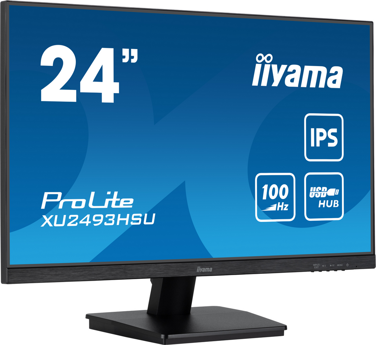 Monitor iiyama ProLite XU2493HSU / 24"/ Full HD IPS / LED / 100Hz / 1ms / HDMI + DisplayPort + HDCP + USB - Zezë