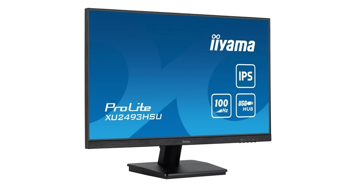 Monitor iiyama ProLite XU2493HSU / 24"/ Full HD IPS / LED / 100Hz / 1ms / HDMI + DisplayPort + HDCP + USB - Zezë - Figura 2