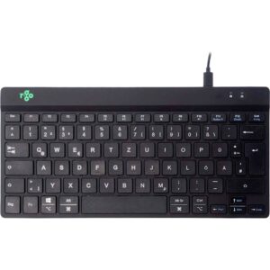 Tastierë me kabllo R-Go Compact Break / QWERTY - Zezë