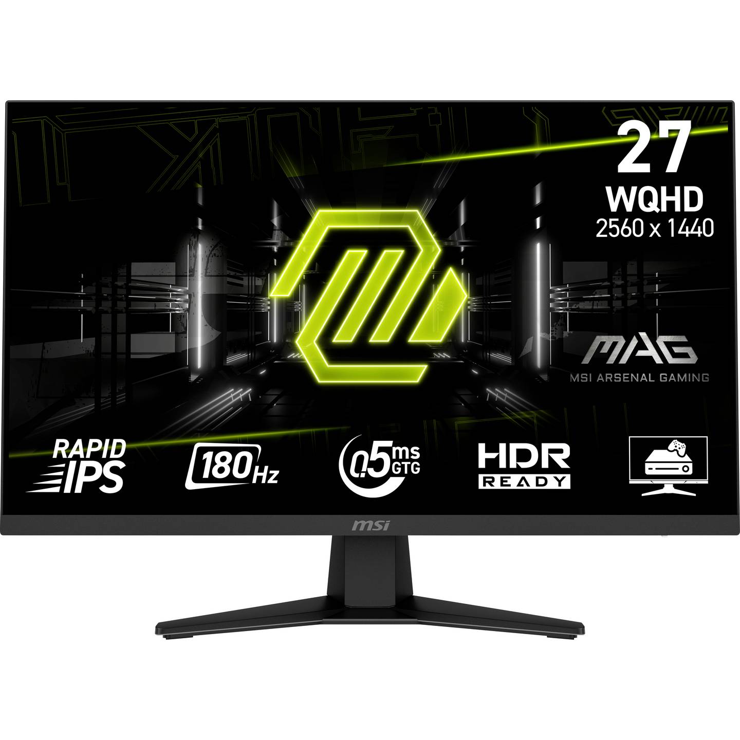 Monitor Gaming MAG 274QFDE E20 / 27"/ Quad HD IPS / 180Hz / 0.5ms / HDMI+DP - Zezë