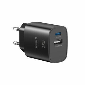 Karikues SWISSTEN EDGE GaN 1x USB-C PD 45W + 1x USB-A 18W QC - Zezë