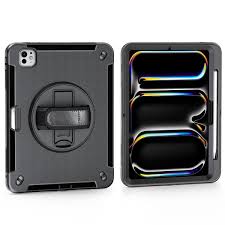 Aksesorë për tablet 4smarts Rugged Case Grip for 10.9" (iPad Air / iPad Pro)  – Zezë