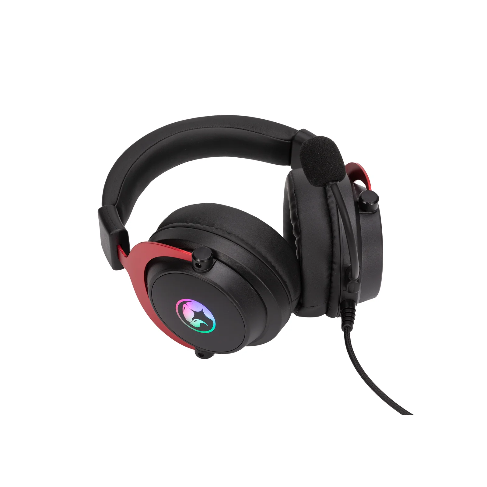 Kufje Gaming Marvo Scorpion HG9067 Wired - Zezë/Kuqe - Figura 3