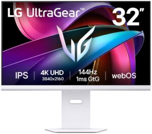Monitor LG UltraGear 32G810SA-W – 32” / 4K / IPS / HDMI / DP / 16:9
