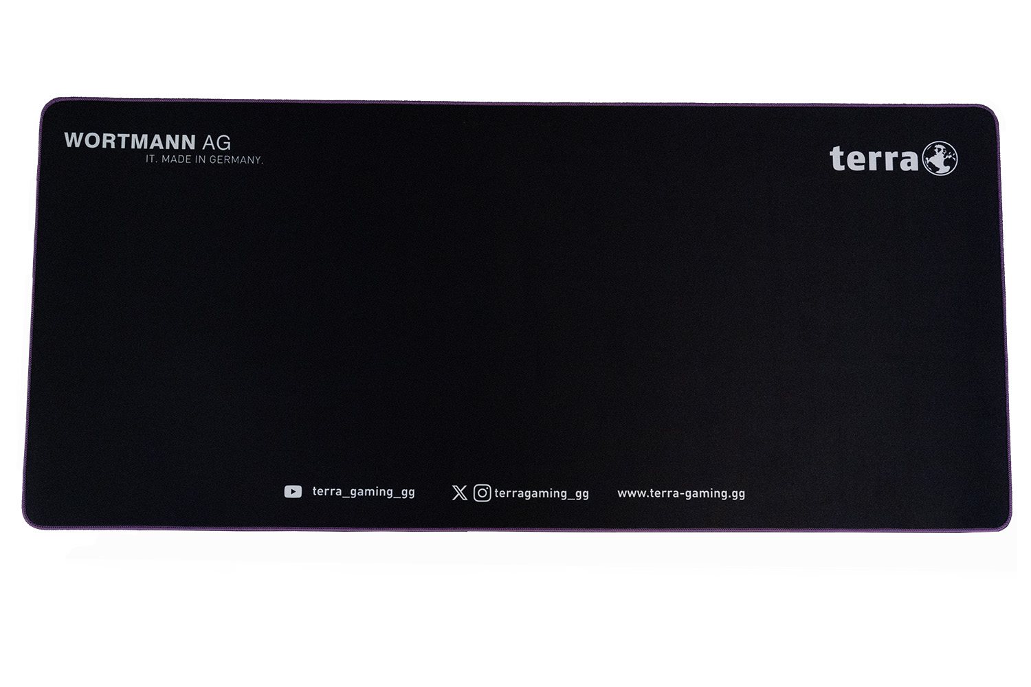 Mauspad Gaming Wortmann TERRA XXL NEON / 900×400×3 mm - Zezë / Vjollcë - Figura 2