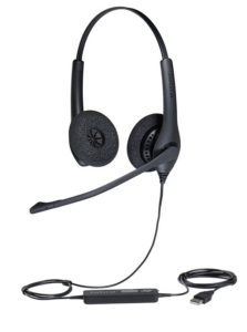 Kufje me Kabllo Jabra BIZ15D – Zezë