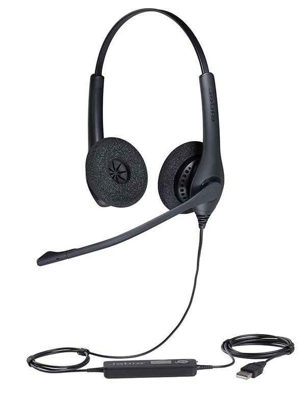 Kufje me Kabllo Jabra BIZ15D – Zezë