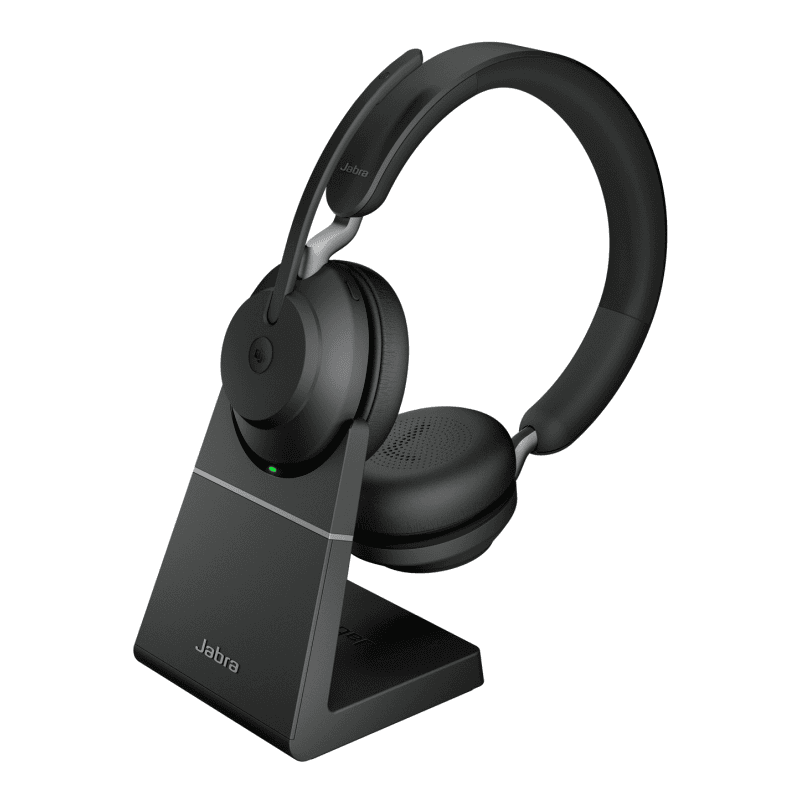 Kufje pa kabllo Jabra Evolve2 65 Link380a MS Stereo with Charging Station / USB‑A - Zezë