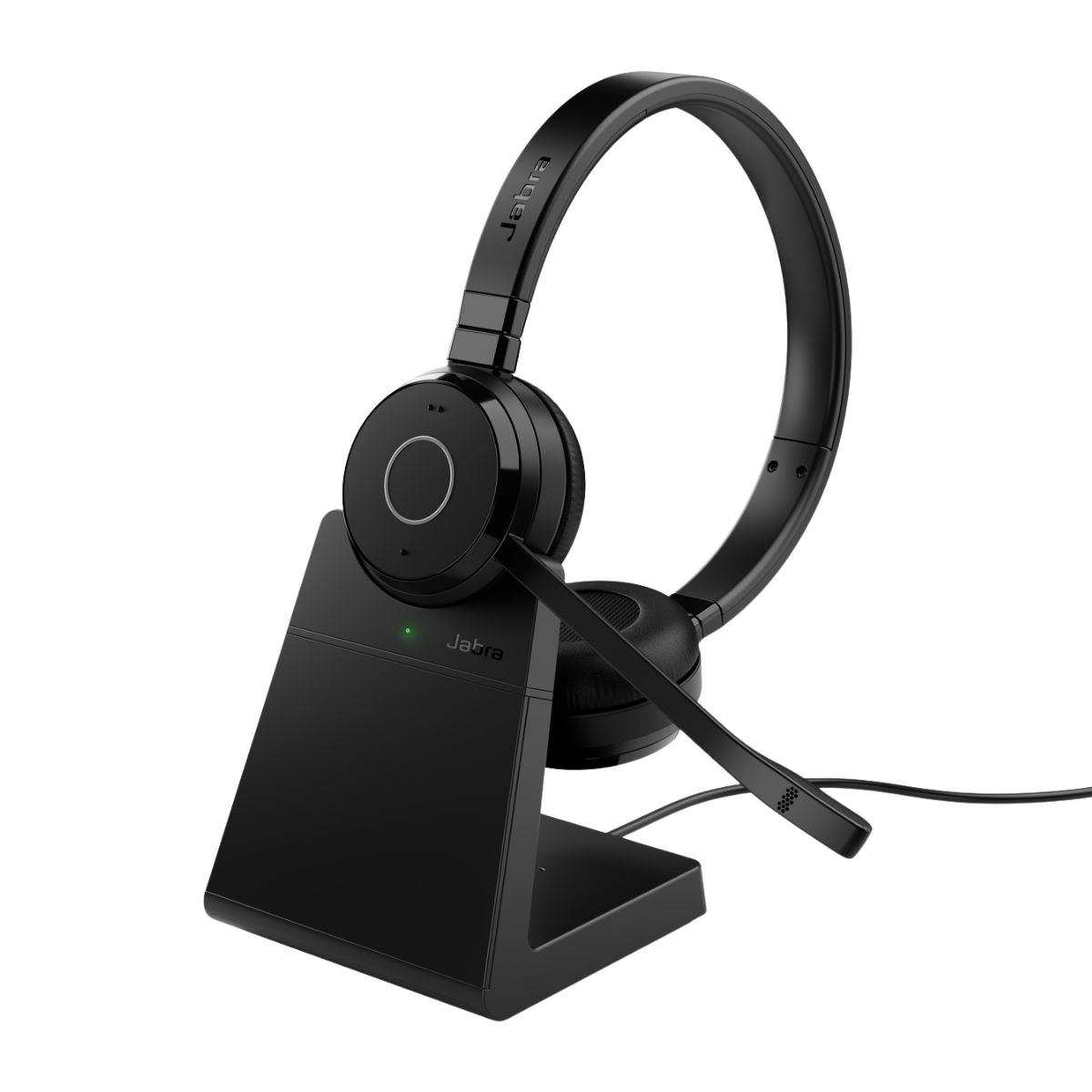 Kufje pa Kabllo Jabra Evolve 65 TE Mono / 6693-833-499 with Charging Station – Zezë - Figura 2