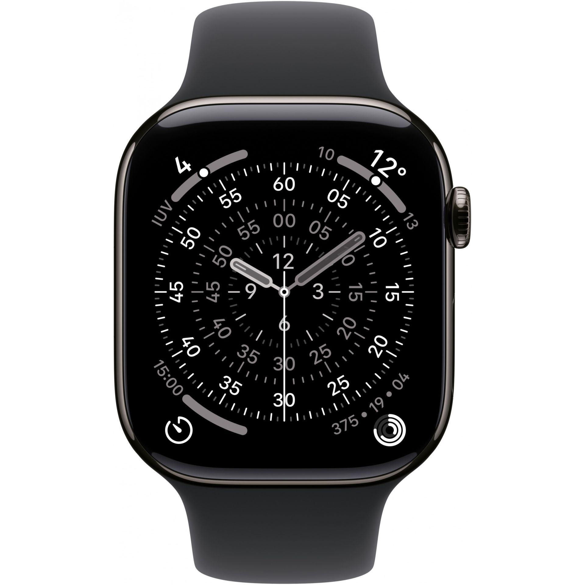 Apple Watch Series 11 / 42mm / Cellular / Titanium Slate Case with Black Sport Band - M/L - Figura 2