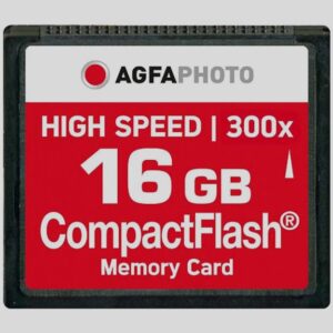 Kartë Memorie SD CARD AgfaPhoto Compact Flash 16GB High Speed 300x MLC
