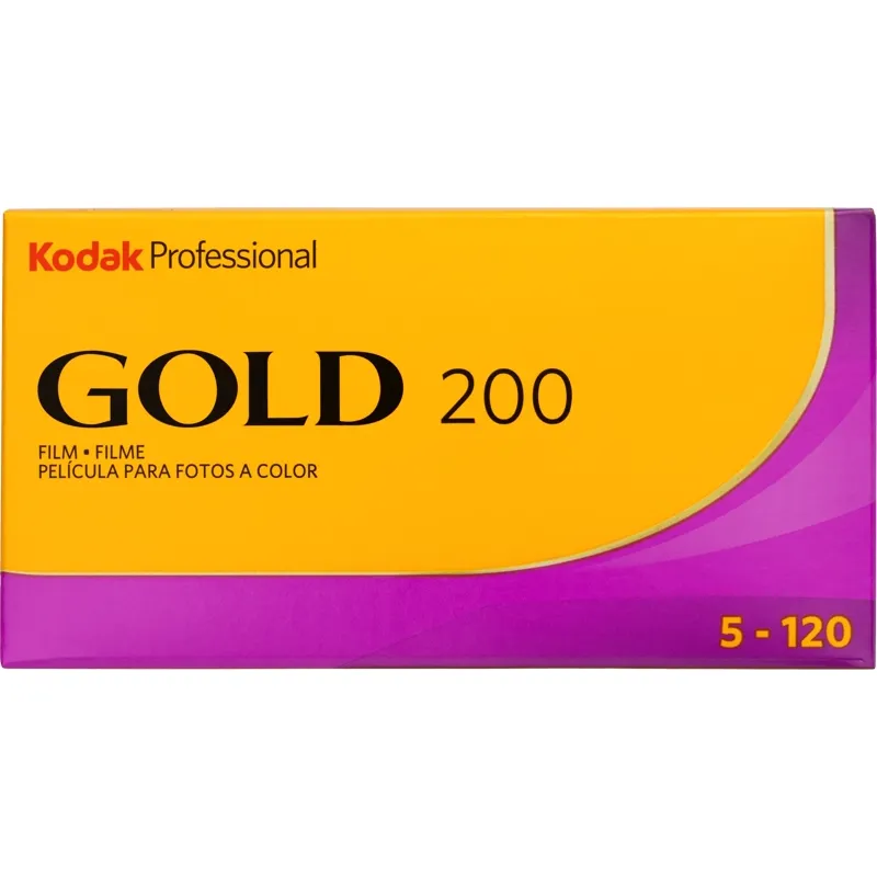 Film Fotografik Kodak Gold Professional 200 120 – 5 copë - Figura 2