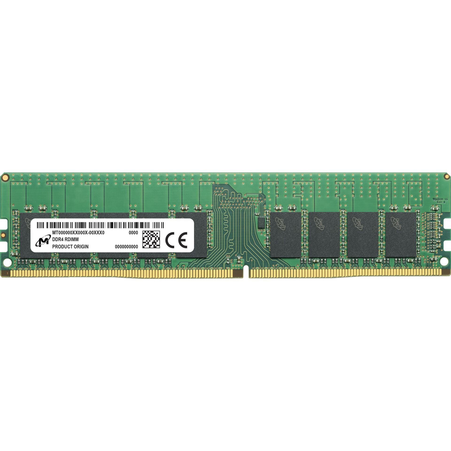 DDR4 Micron 16GB-3200 ECC UDIMM 1Rx8 CL22 - RAM Memorie