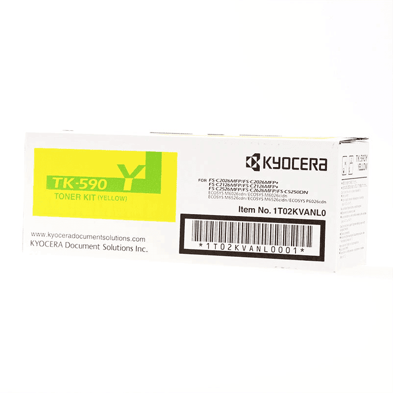 Toner Kyocera TK-590Y / 1T02KVANL0 – Verdhë