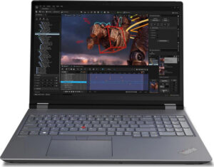 Laptop Lenovo ThinkPad P16 G2 / i7-13850HX / 64GB DDR5 / 512GB / 16" WQXGA IPS 165Hz / RTX A3500 Ada 12GB / DE  - Gri
