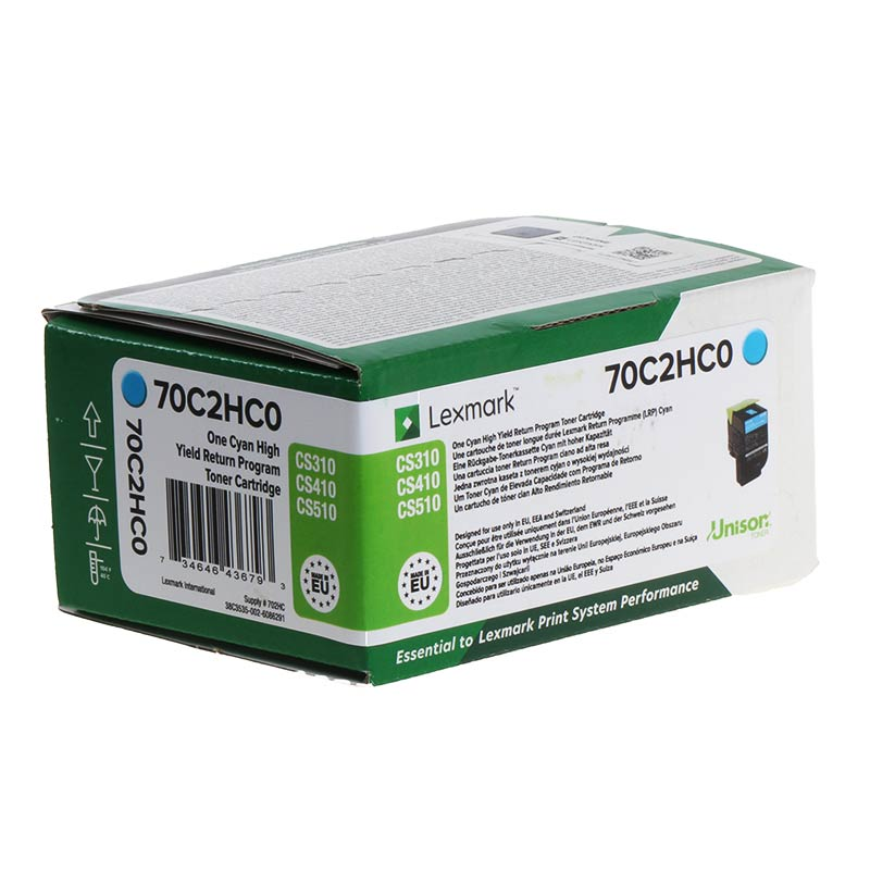 Toner Lexmark 702HC / XL – Blu