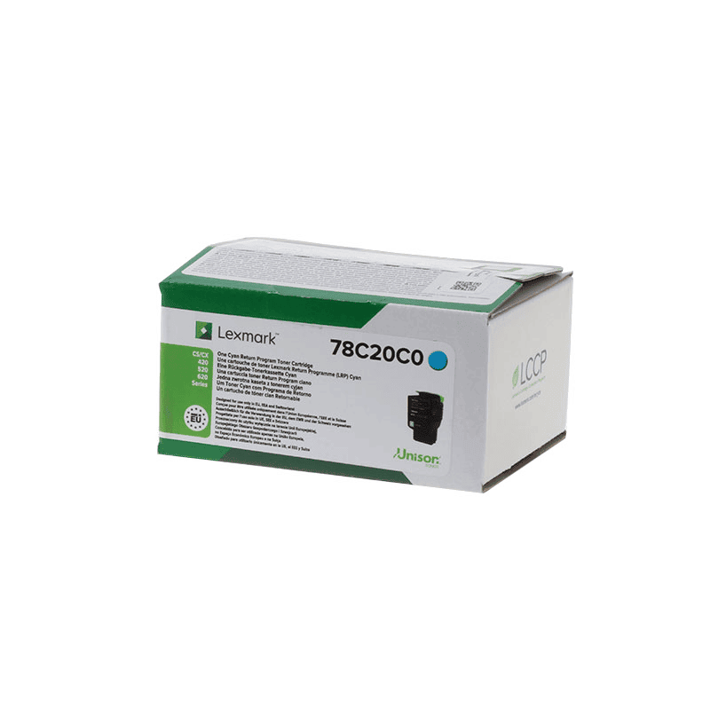 Toner Lexmark 782C / 78C20C0 – Blu