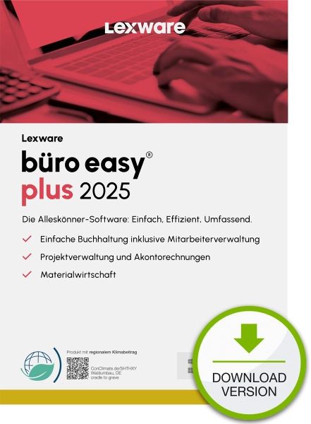 ESD Software Lexware Büro Easy Start 2025 - 1 Device. ABO - ESD -DownloadESD