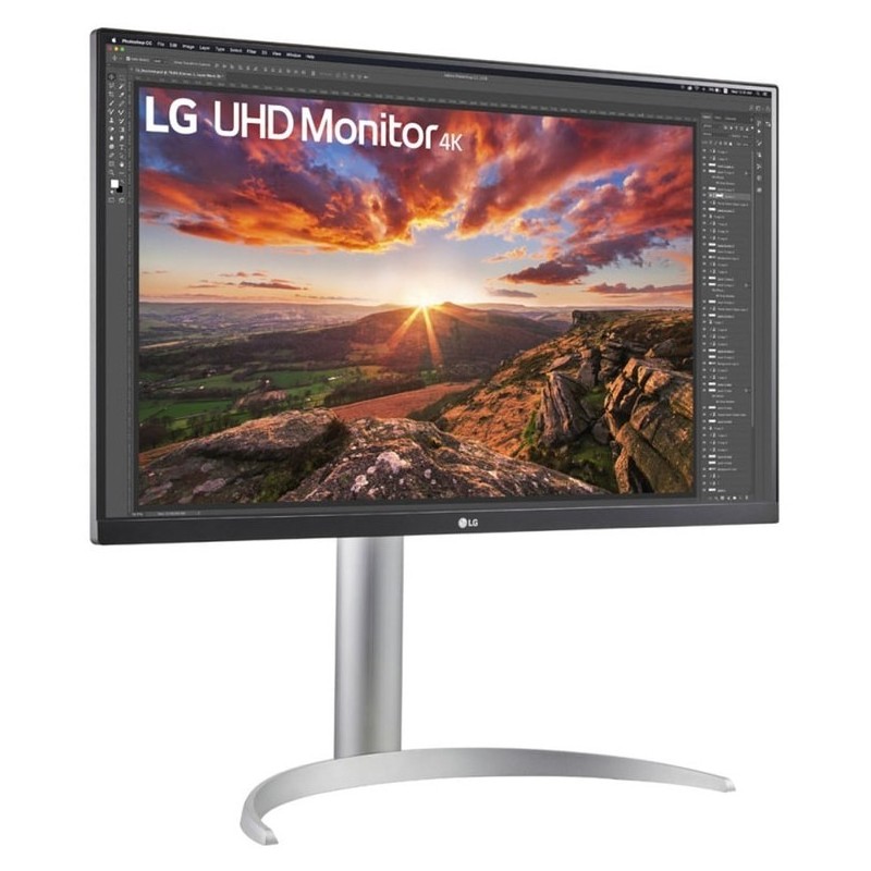 Monitor LG 27UP850K-W / 27UP850K-W.AEU / 27"/ 4K Ultra HD IPS / 60Hz / 5ms / HDMI+USB+DP - Zezë / Argjend - Figura 3