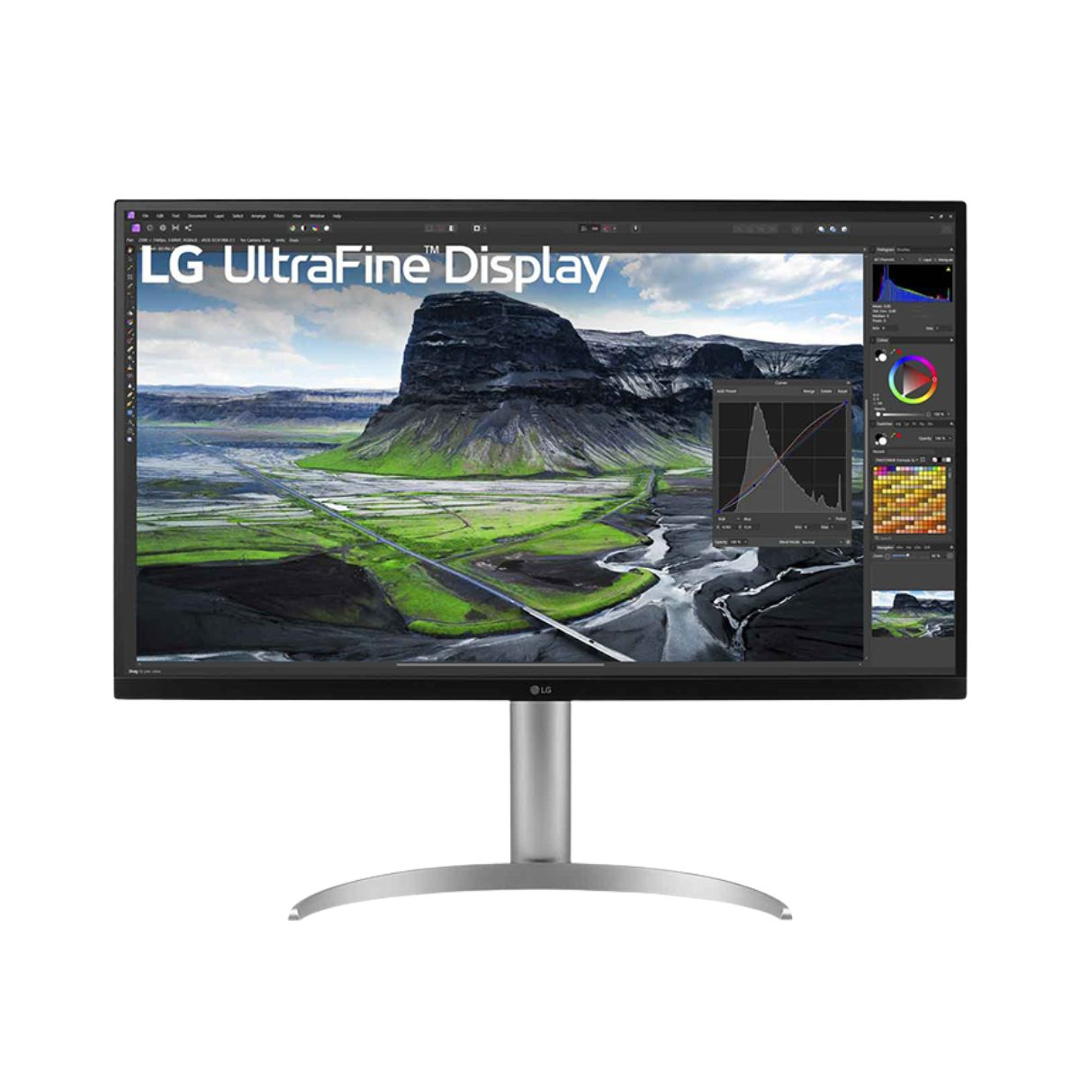 Monitor LG UltraFine 32UQ850V-W / 31.5"/ 4K Ultra HD IPS / LED / 60 Hz / 5 ms / HDMI + DisplayPort + USB - Bardhë