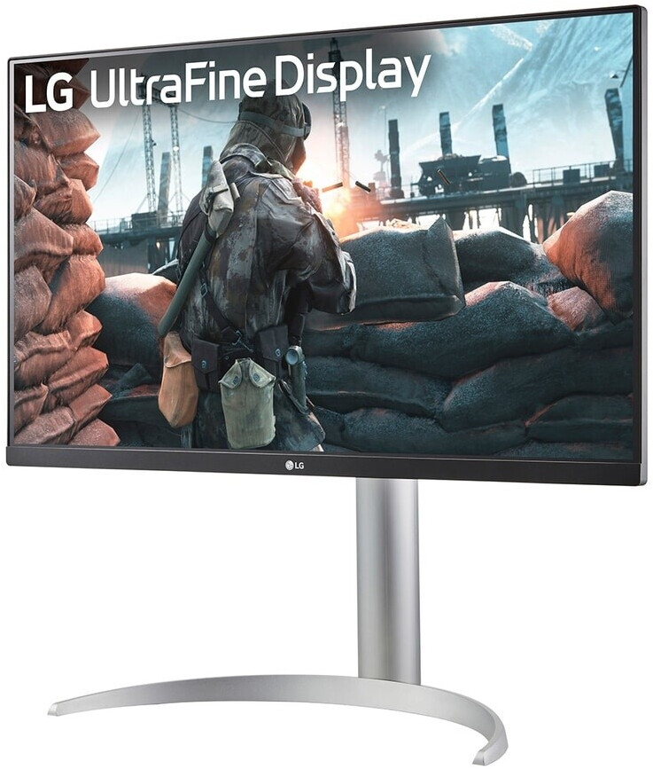 Monitor LG 27UP650K-W / 27″ / 4K Ultra HD IPS LED / 60Hz / 5ms / HDMI + DP - Argjendi / Zezë