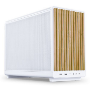 Kasë Lian Li PC A3-mATX Wood / A3-mATX-WD – Bardhë