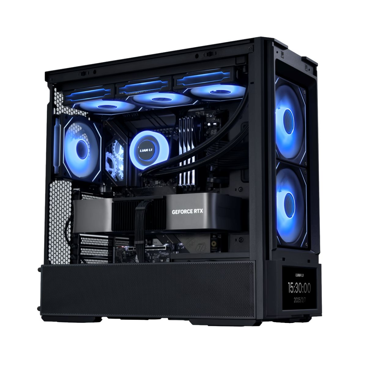 Kasë PC Lian Li Lancool 207 Digital - Zezë - Figura 3