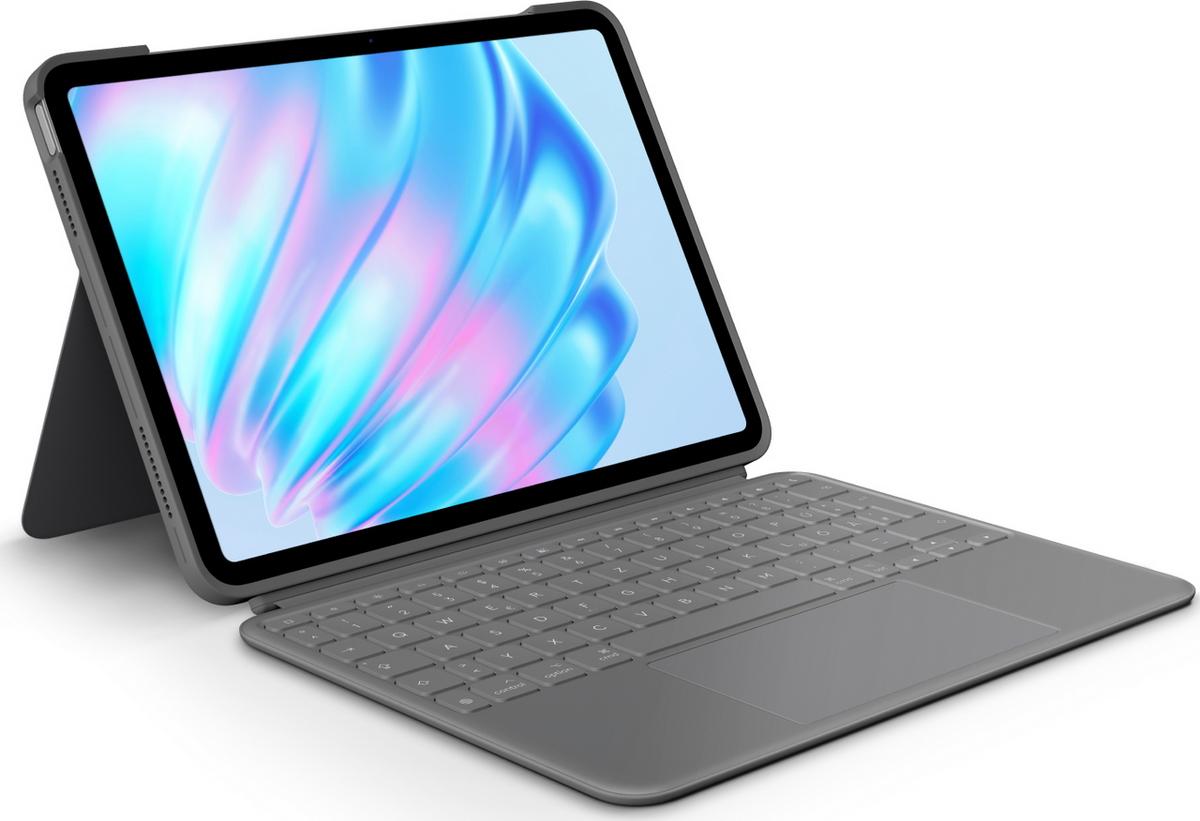 Aksesorë për tablet Logitech Case & Keyboard Combo Touch iPad Air / 920‑012629 – Gri
